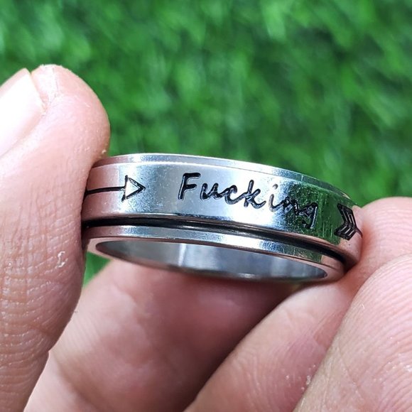 "6MM Stainless Steel Fidget Ring for Men/Women, AAAQL1008 - Picture 6 of 12